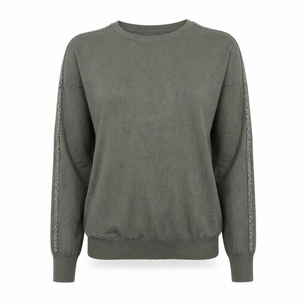 Primark Womens Green Round Neck Viscose Pullover Jumper Size 6
