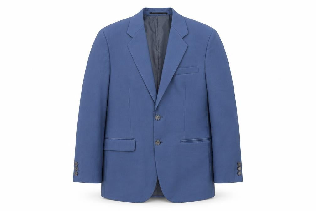 Premier MAN Mens Blue Polyester Jacket Suit Jacket Size 40