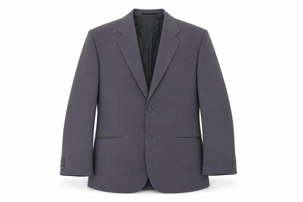 Premier MAN Mens Grey Polyester Jacket Suit Jacket Size 40