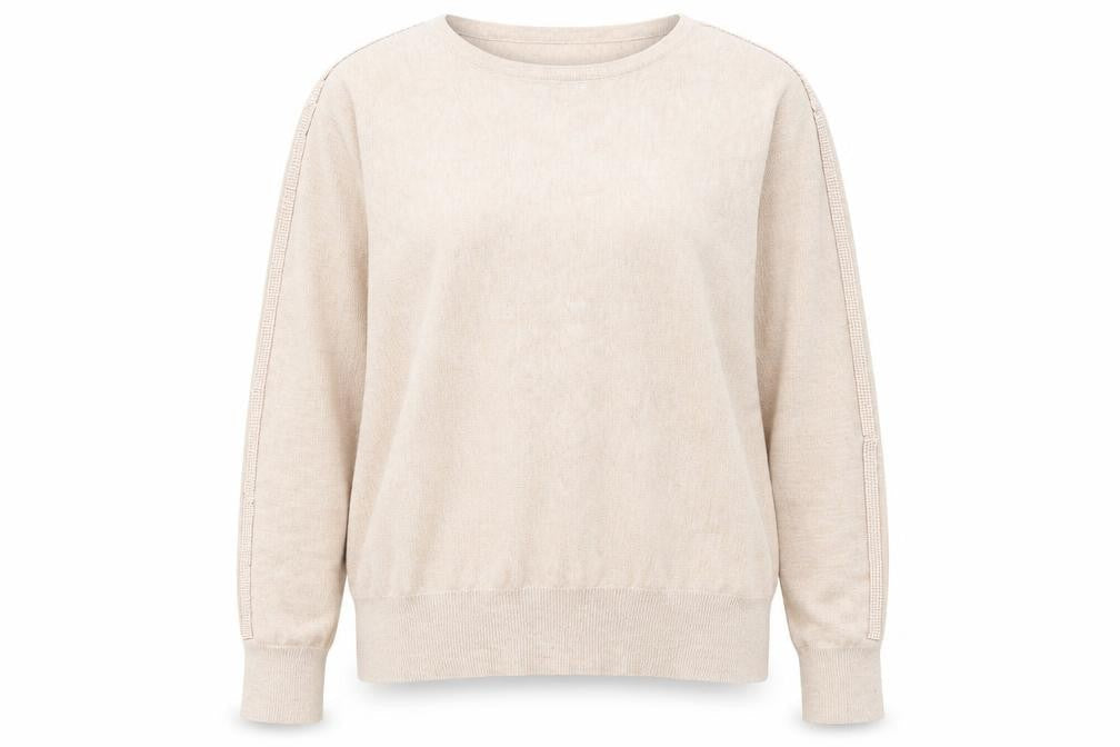 Primark Womens Beige Round Neck Polyester Pullover Jumper Size 12