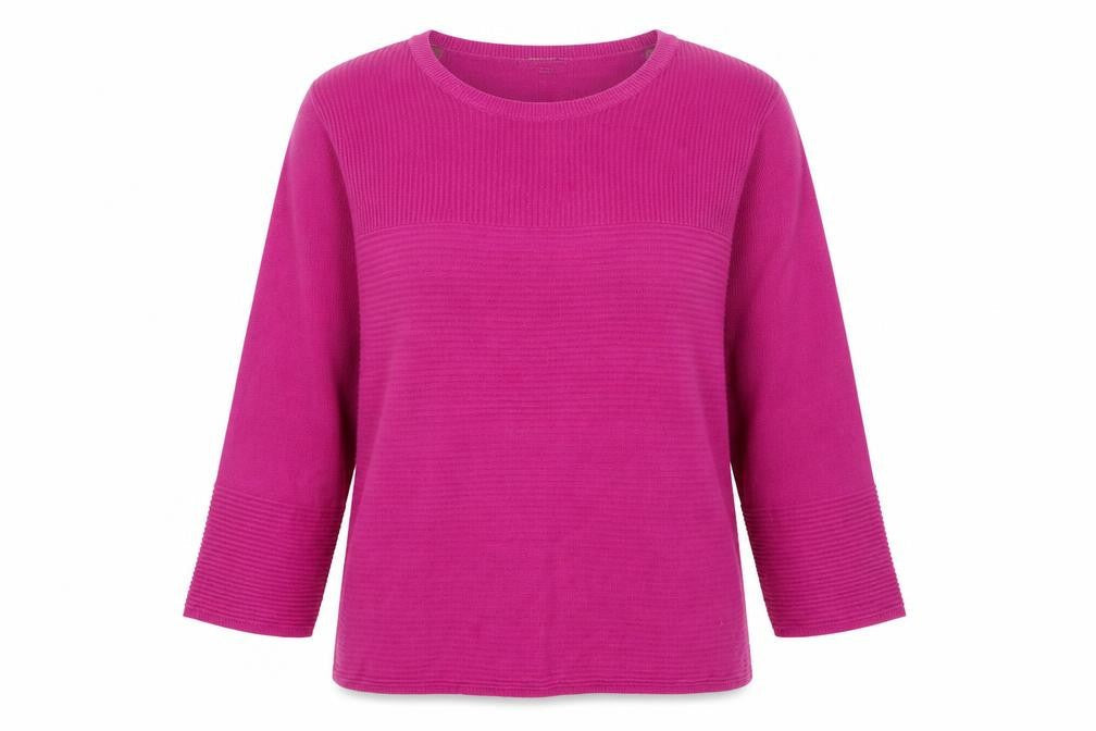 ARISTA Womens Pink Round Neck Acrylic Pullover Jumper Size 14