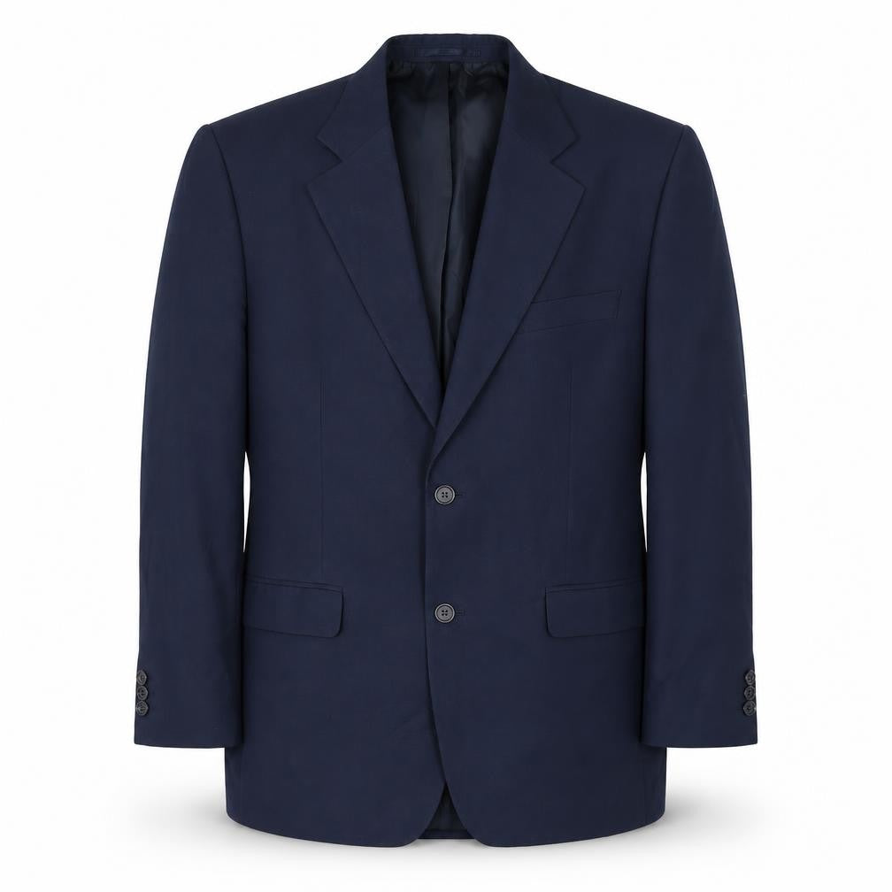 Chums Mens Blue Polyester Jacket Suit Jacket Size 38