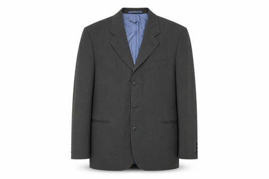 Sergio Rossi Mens Grey Lyocell Jacket Suit Jacket Size 40