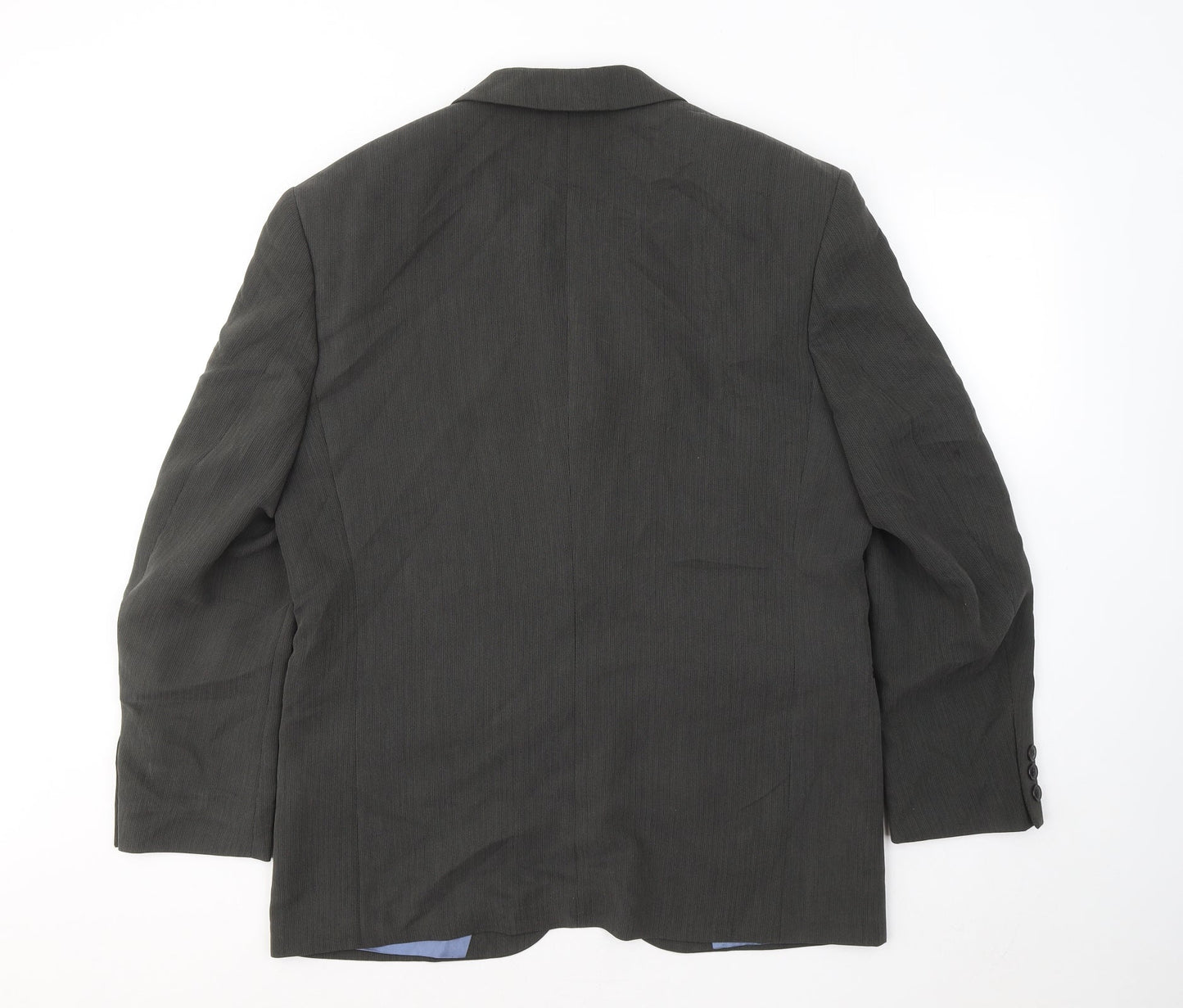 Sergio Rossi Mens Grey Lyocell Jacket Suit Jacket Size 40