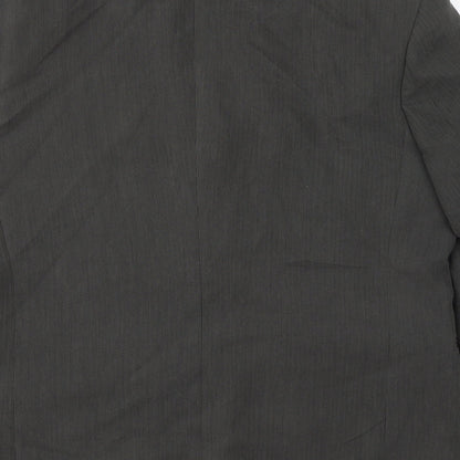Sergio Rossi Mens Grey Lyocell Jacket Suit Jacket Size 40