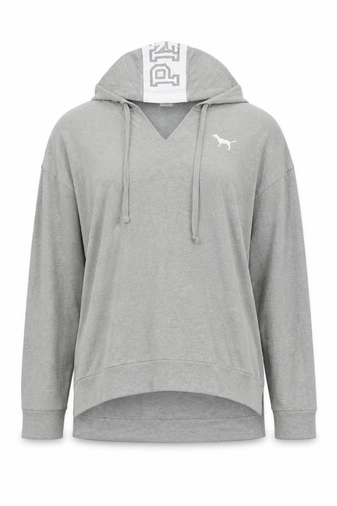 PINK Womens Grey Cotton Pullover Hoodie Size XS