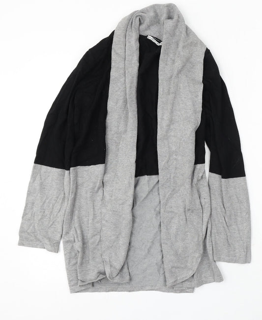 Preworn Womens Grey V-Neck Rayon Cardigan Jumper Size M