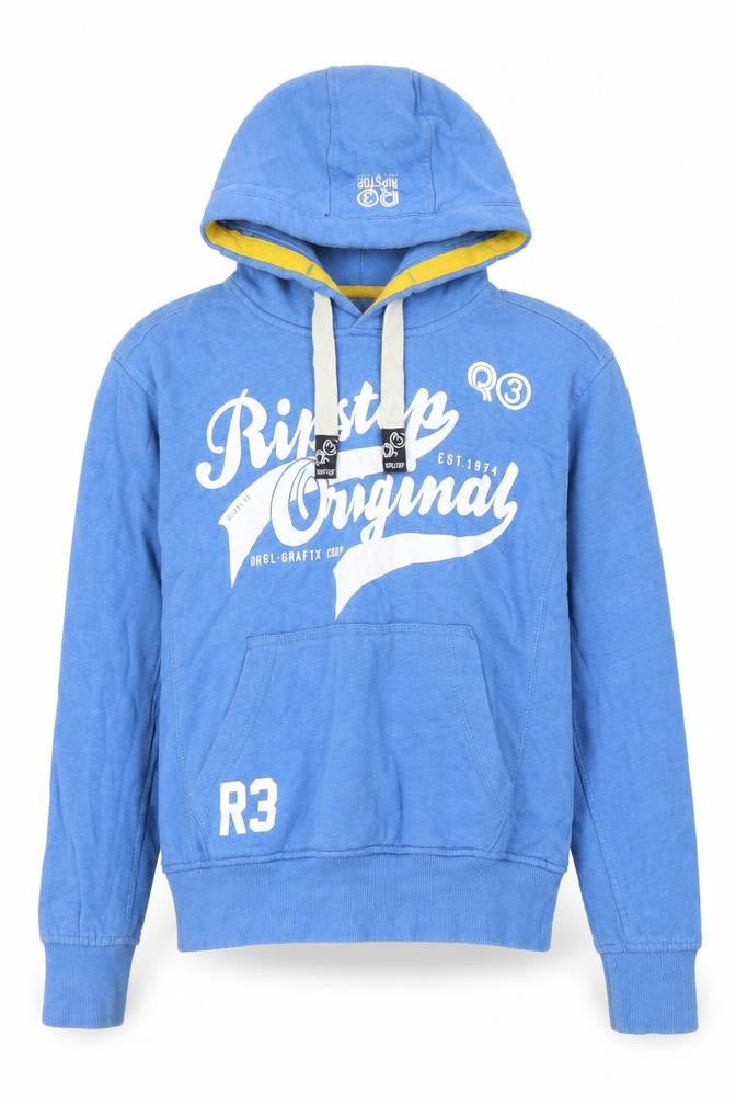R3 Boys Blue Polyester Pullover Hoodie Size L