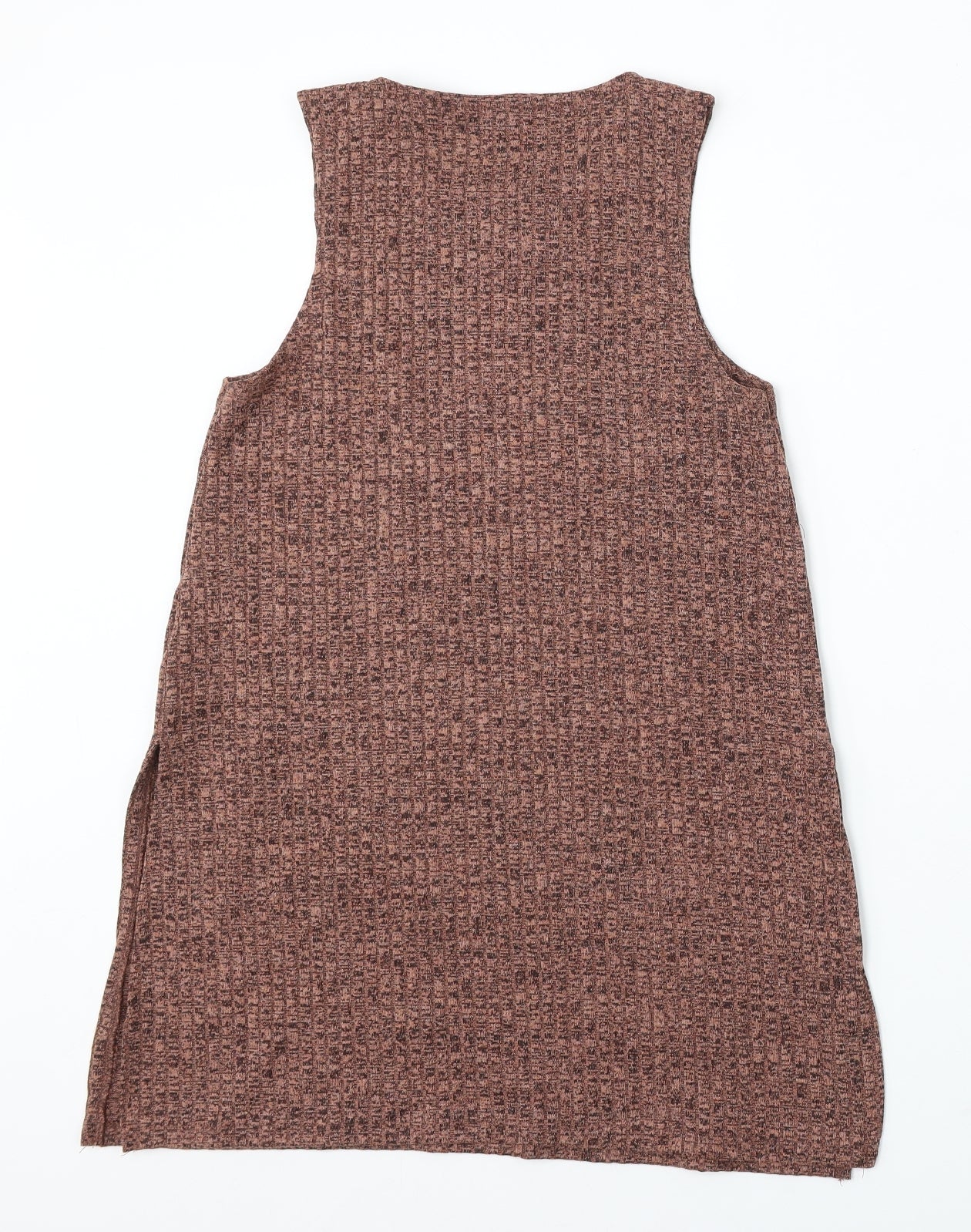 Primark Womens Brown Round Neck Polyester Pullover Jumper Size 12