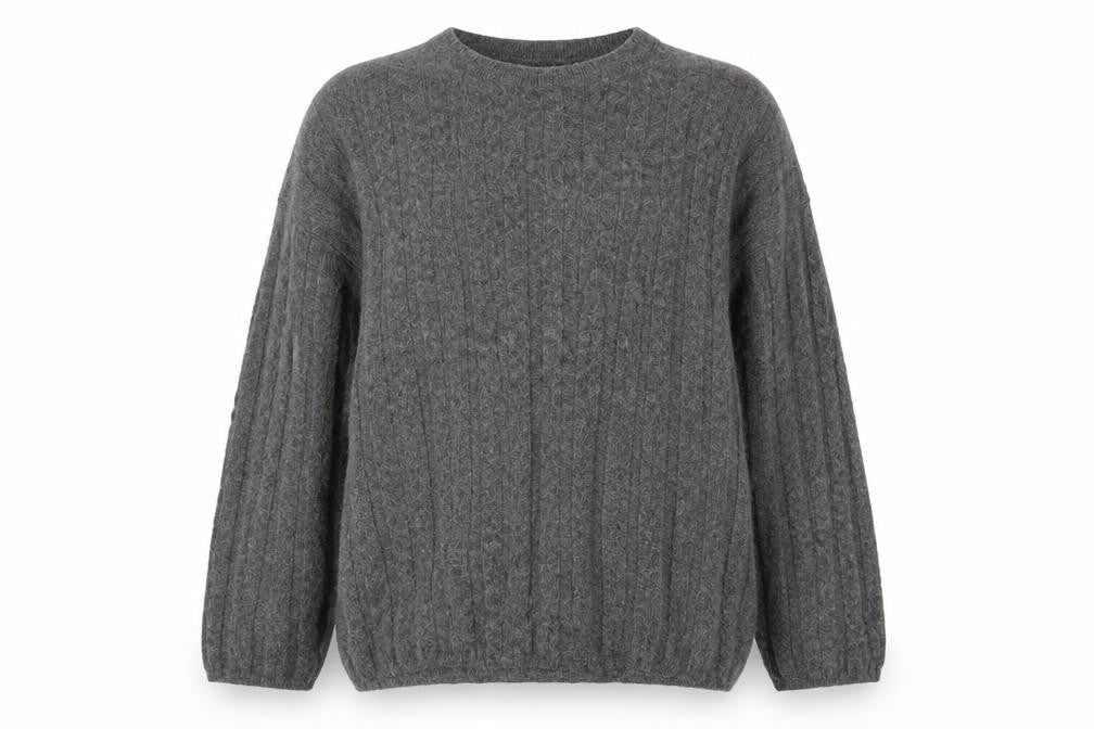 Zara Womens Grey Roll Neck Polyamide Pullover Jumper Size M