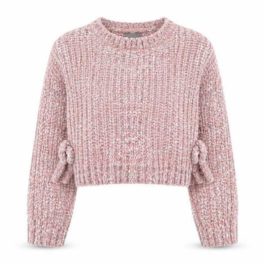 I Love Girlswear Girls Pink Round Neck Polyester Pullover Jumper Size 6 Years