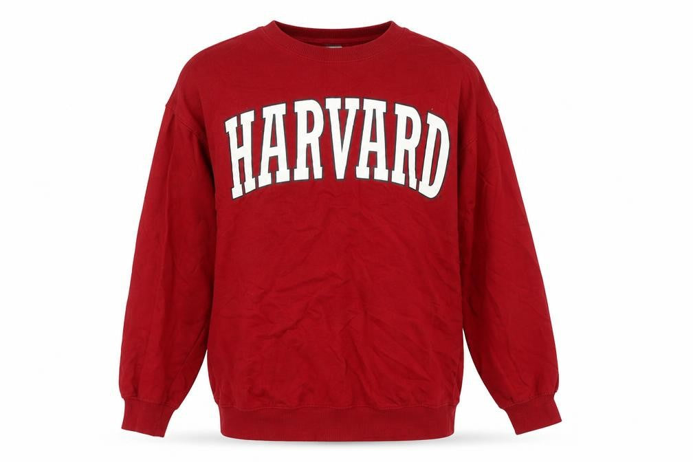 H&M Womens Red Cotton Pullover Sweatshirt Size XS