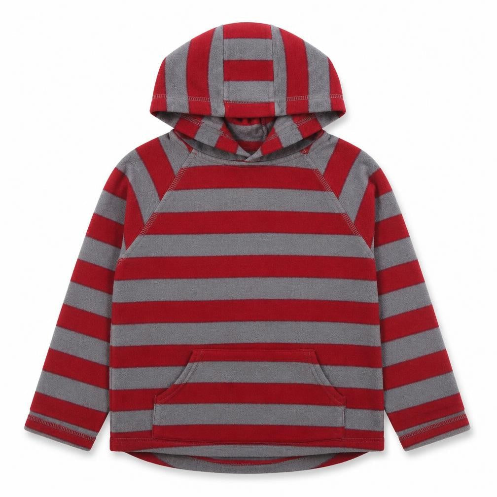 Rebel Boys Red Striped Jacket Size 7-8 Years Pullover