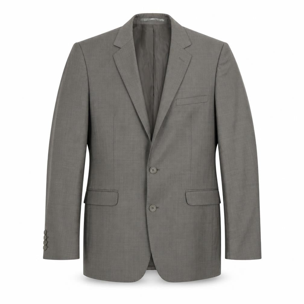 Blazer Mens Grey Wool Jacket Suit Jacket Size 36