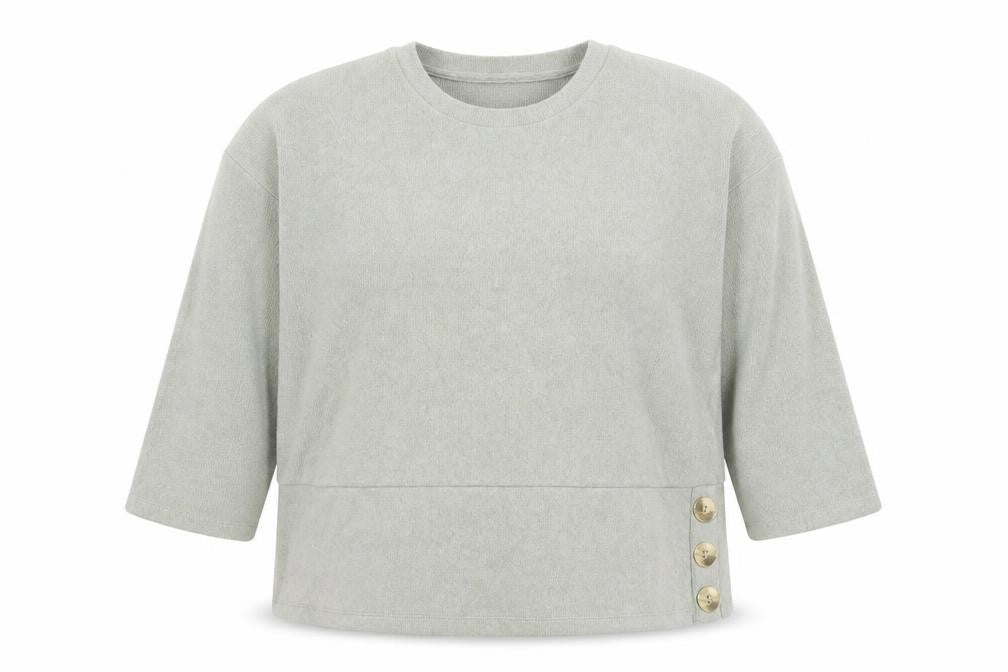 F&F Womens Green Round Neck Viscose Pullover Jumper Size 18