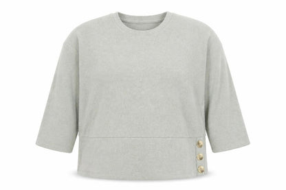 F&F Womens Green Round Neck Viscose Pullover Jumper Size 18