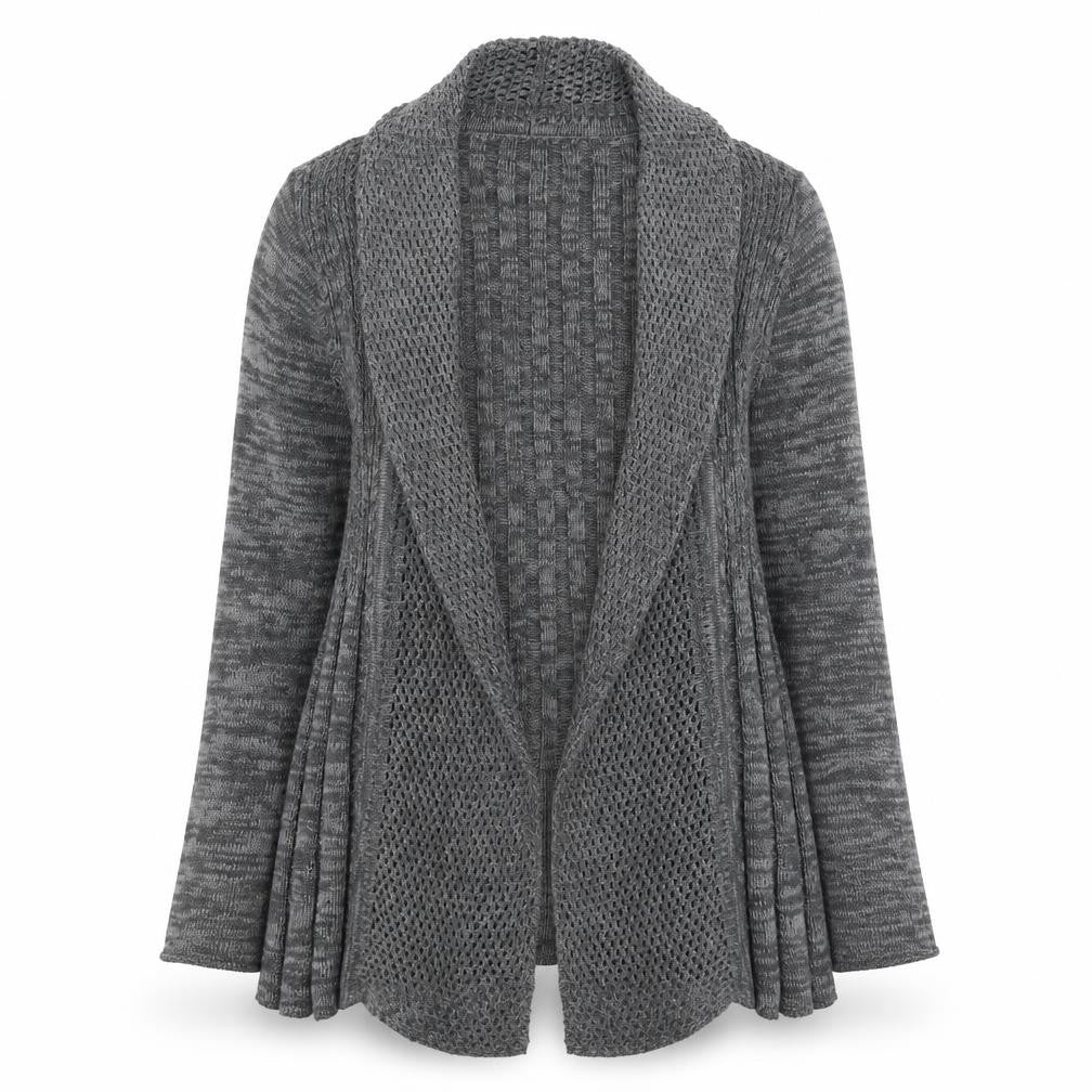 Laura Scott Womens Grey V-Neck Acrylic Cardigan Jumper Size 10