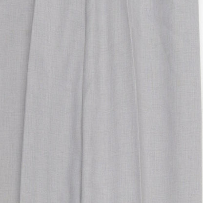 Preworn Womens Grey Polyester Trousers Size 30 in L28 in Regular