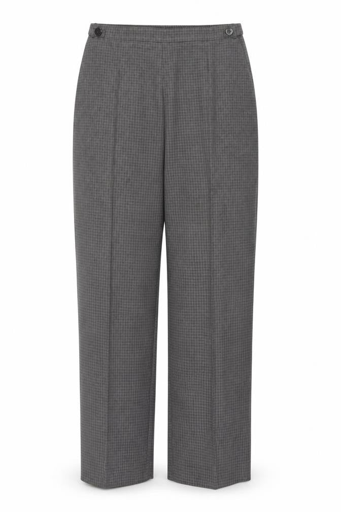 Bonmarché Womens Grey Polyester Trousers Size 14 L27 in Regular