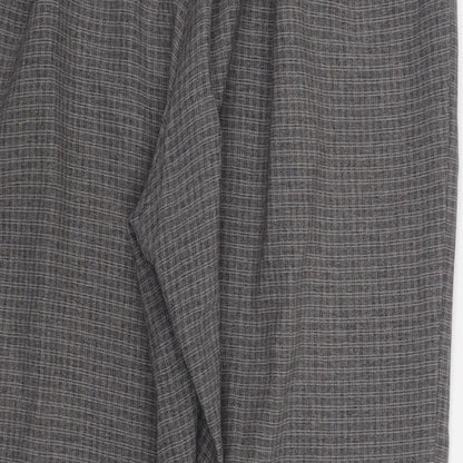 Bonmarché Womens Grey Polyester Trousers Size 14 L27 in Regular