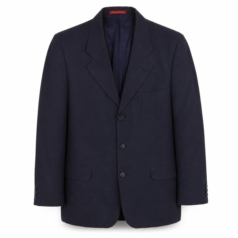 Debenham & Freebody Mens Blue Polyester Jacket Suit Jacket Size 40