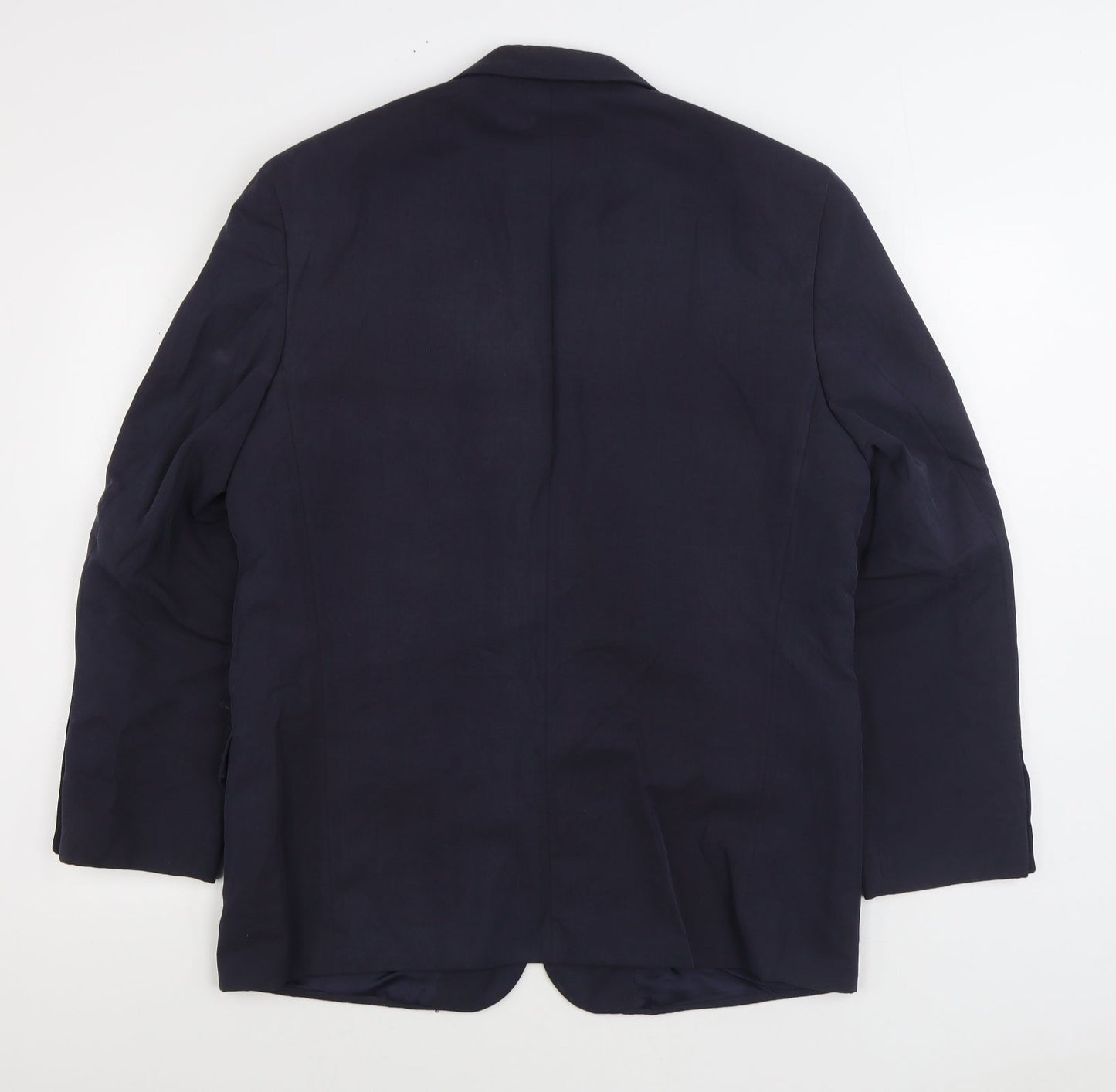 Debenham & Freebody Mens Blue Polyester Jacket Suit Jacket Size 40