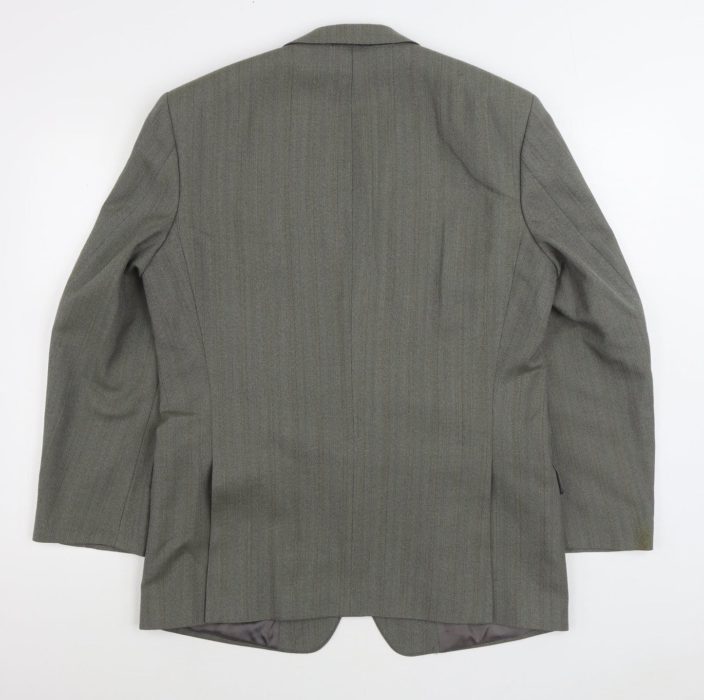 Wellington Executive Mens Grey Polyester Jacket Suit Jacket Size 40