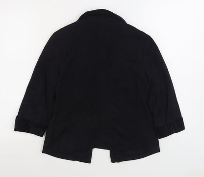 Preloved Oooperative Womens Black Jacket Blazer Size M - Back