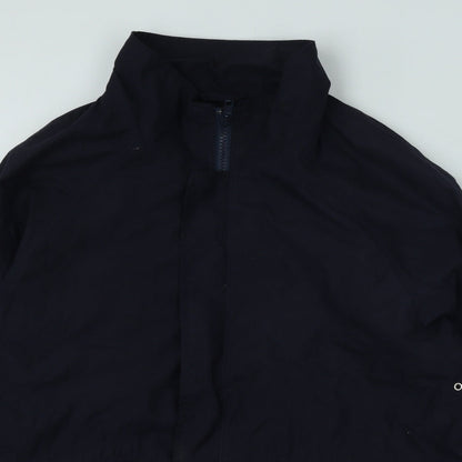 Espace Mens Blue Rain Coat Coat Size M