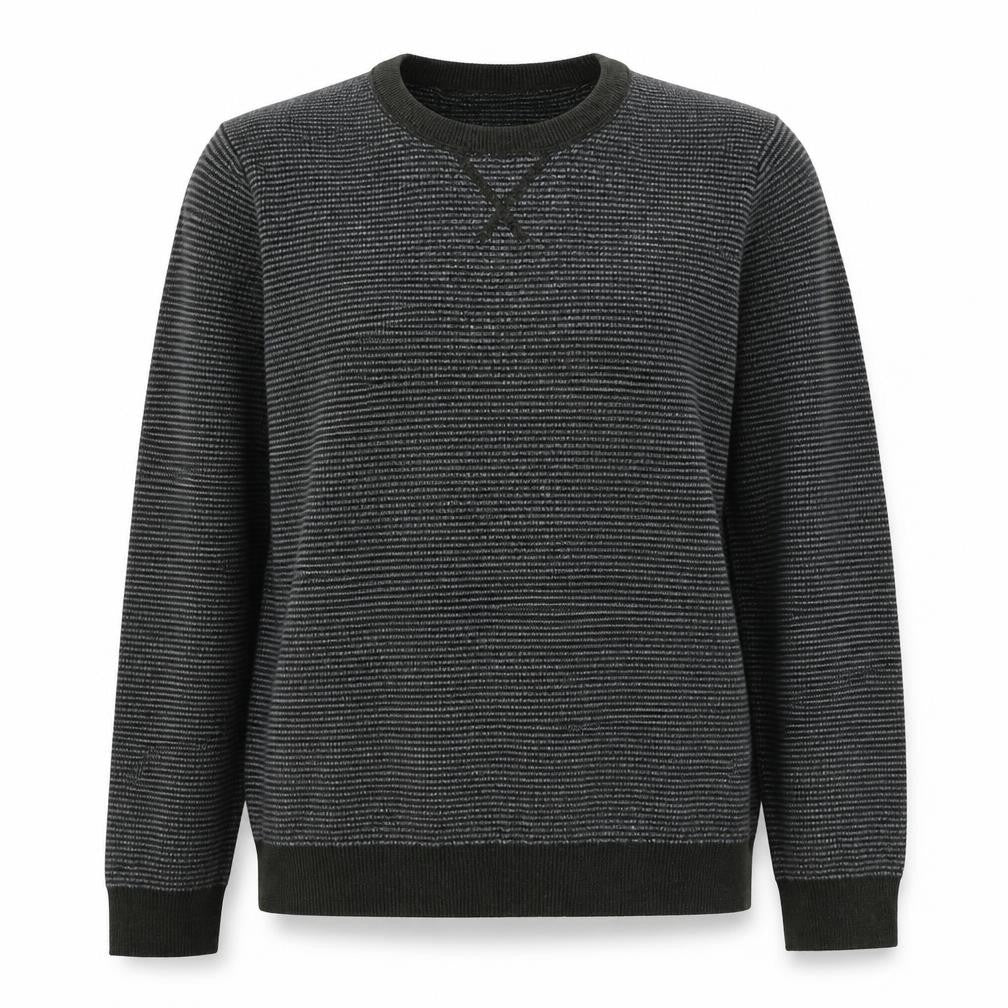 Marks & Spencer Womens Grey Round Neck Cotton Pullover Jumper Size S