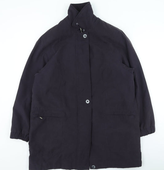 Bonmarché Womens Blue Trench Coat Coatigan Size M
