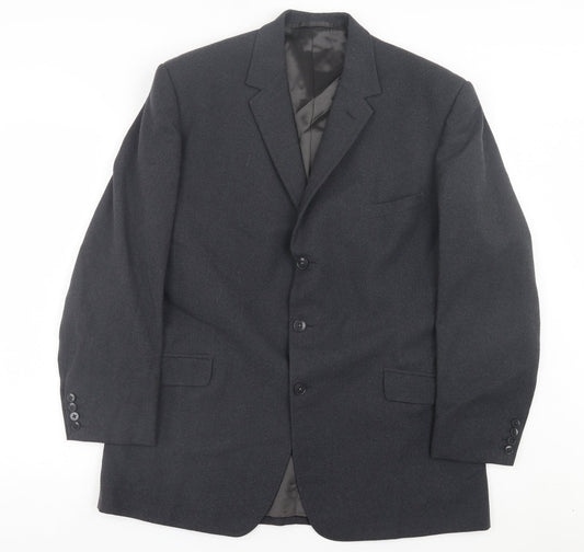 Boyds Mens Grey Polyacrylate Fibre Jacket Suit Jacket Size 36