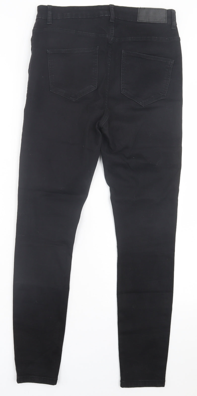 Noisy may Womens Black Cotton Skinny Jeans Size 30 in L30 in Regular Button