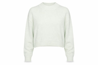 Divided by H&M Womens Green Mock Neck Acrylic Pullover Jumper Size S