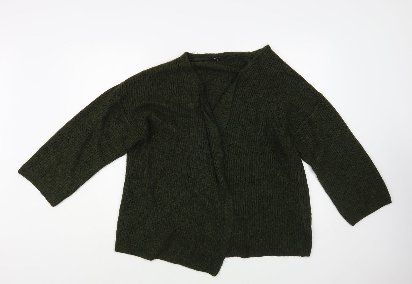 NEXT Womens Green V-Neck Acrylic Cardigan Jumper Size M