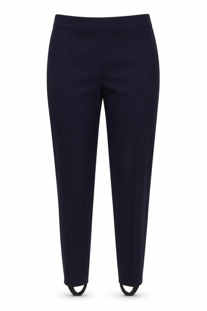 Essence Womens Blue Polyester Trousers Size 16 L27 in Regular