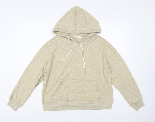 Springfield Womens Beige Polyester Pullover Hoodie Size M Pullover