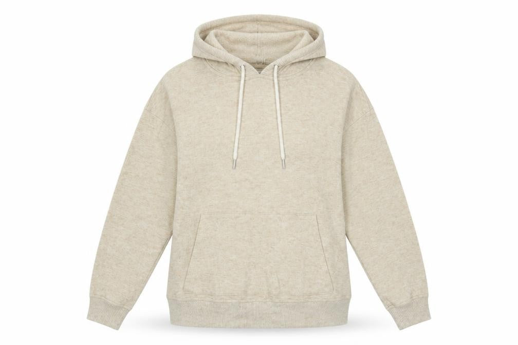 Springfield Womens Beige Polyester Pullover Hoodie Size M Pullover