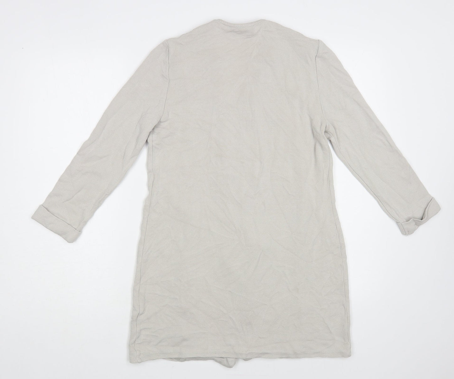 Wallis Womens Grey V-Neck Viscose Cardigan Jumper Size S