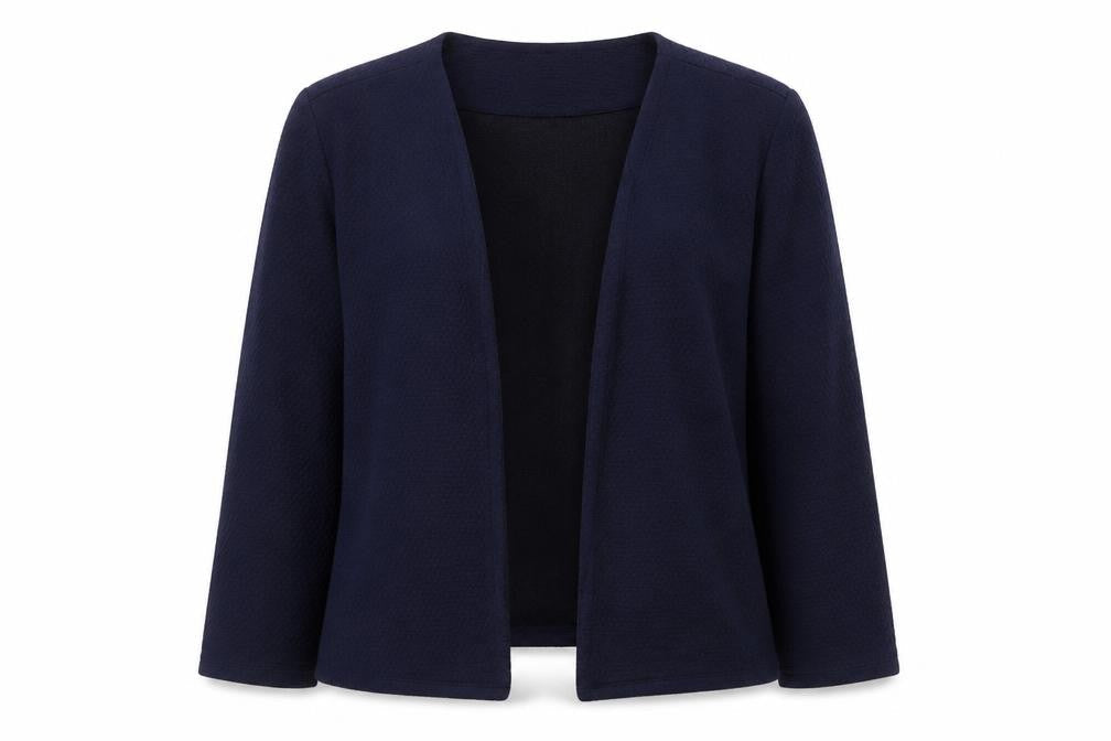 Papaya Womens Blue Jacket Blazer Size 12