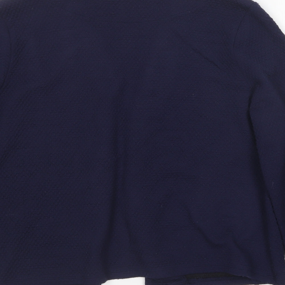Papaya Womens Blue Jacket Blazer Size 12