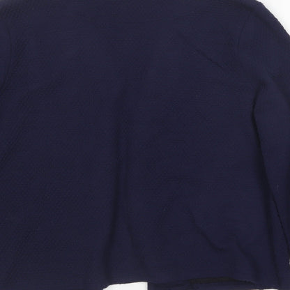 Papaya Womens Blue Jacket Blazer Size 12