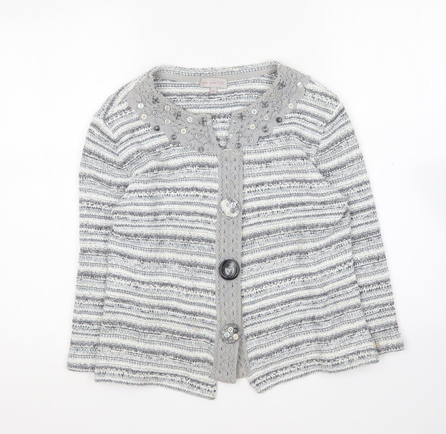 Per Una Womens Blue Jacket Blazer Size M