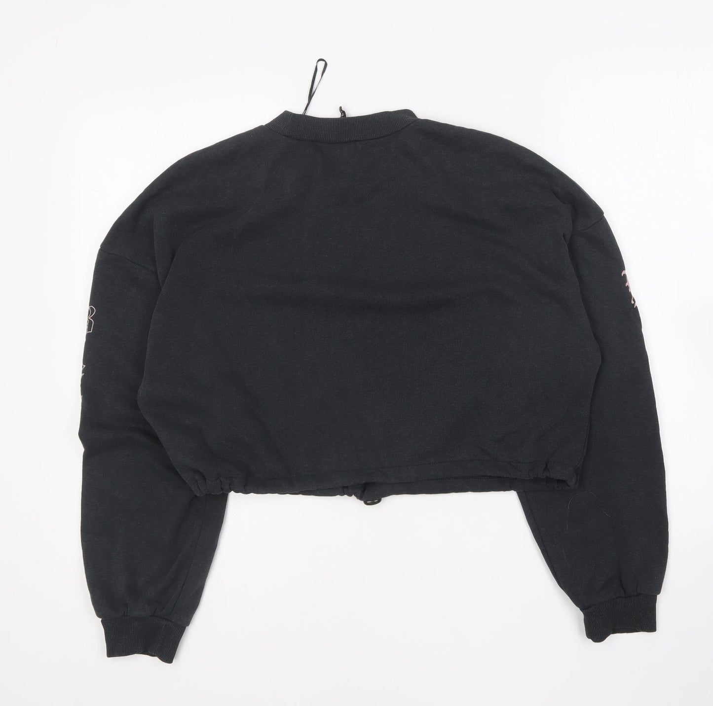 H&M Womens Grey Round Neck Cotton Pullover Jumper Size S