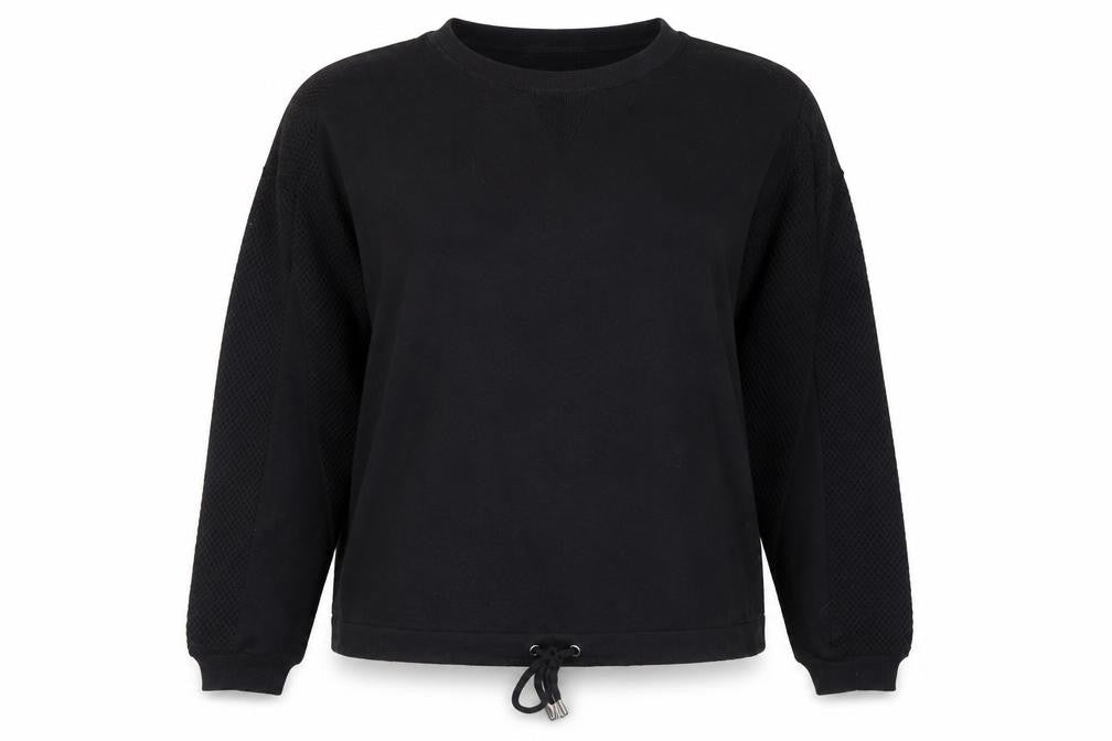 NEXT Womens Black Crew Neck Cotton Pullover Jumper Size 12