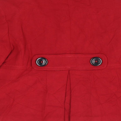Marks & Spencer Womens Red Jacket Size 12 Button