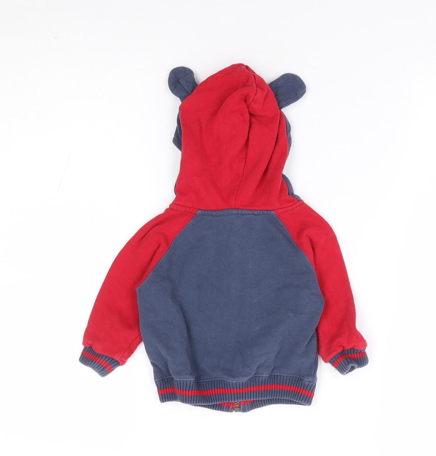 Pumpkin Patch Boys Multicoloured 100% Cotton Full Zip Jumper Size 3-6 Months Zip
