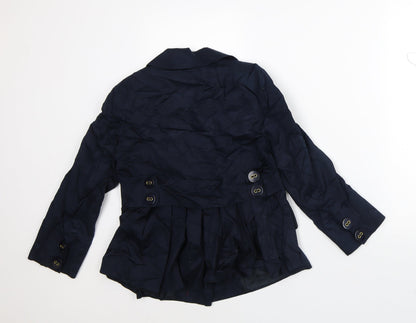 Helene Berman Womens Blue Jacket Size XS