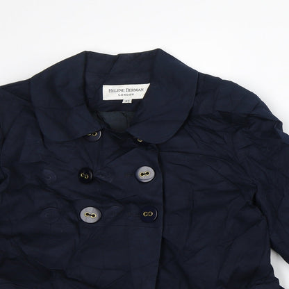Helene Berman Womens Blue Jacket Size XS