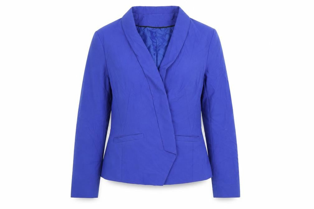 George Womens Purple Jacket Blazer Size 12